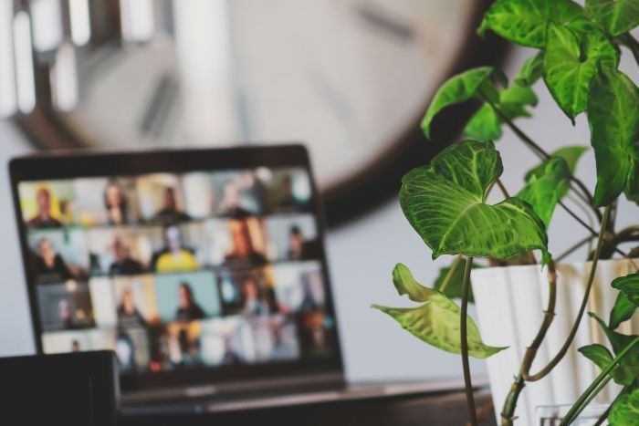 Modern Office: Video Conference Setup
