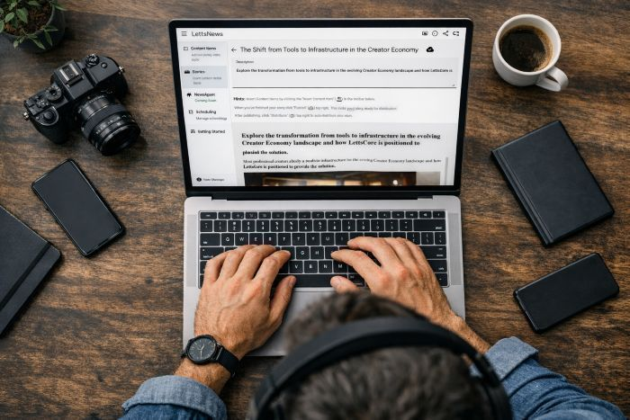 Creative LettsNews Workspace