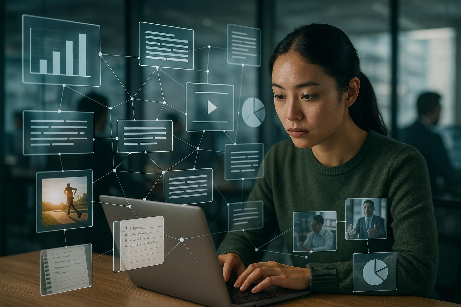 Data Analytics Professional with Holographic Interface